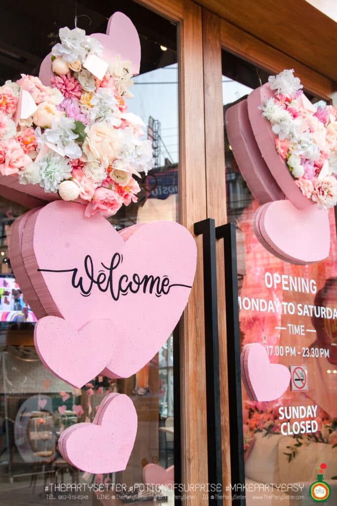 จัดธีมวาเลนไทน์ จดหมายรัก