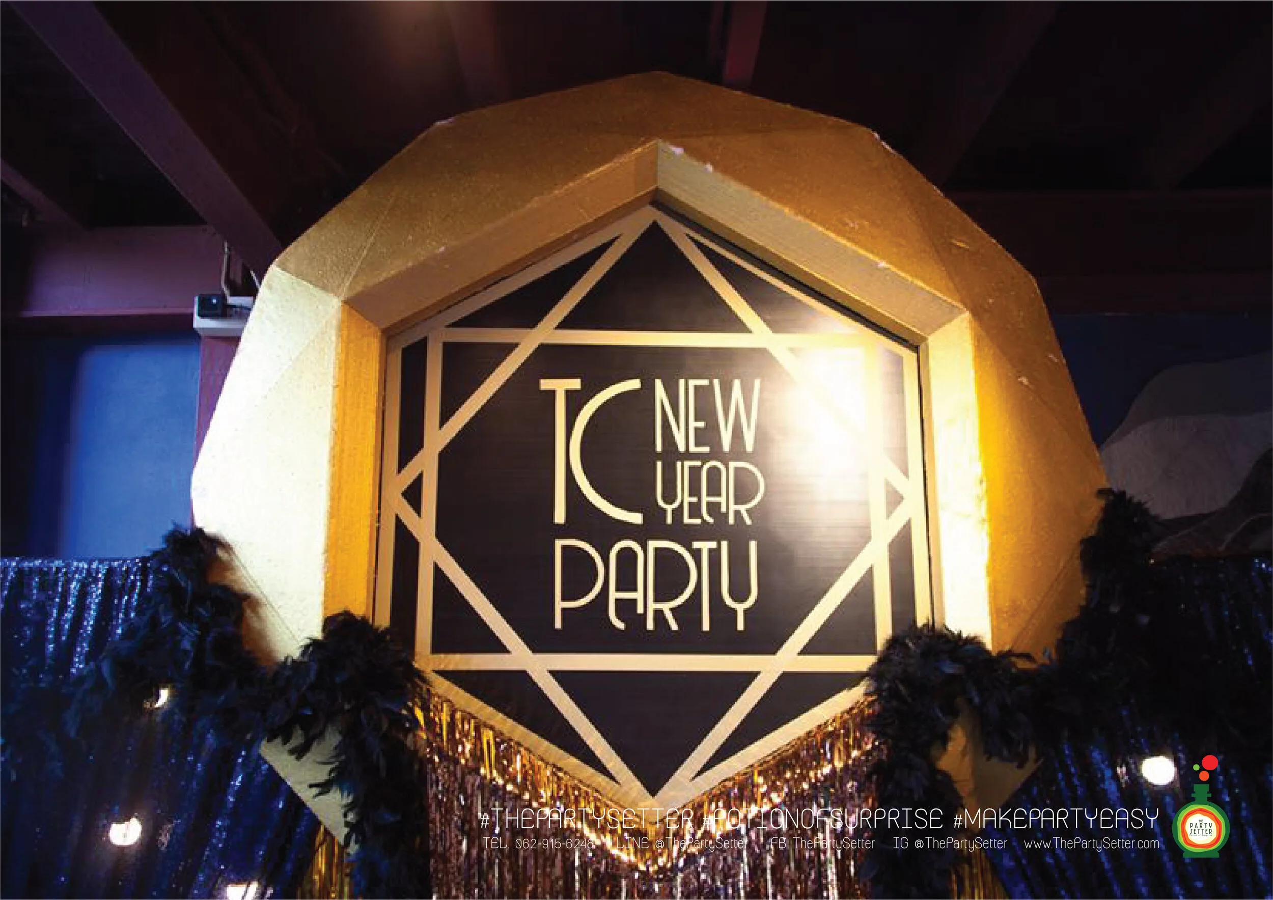 the party setter work sign 9 1