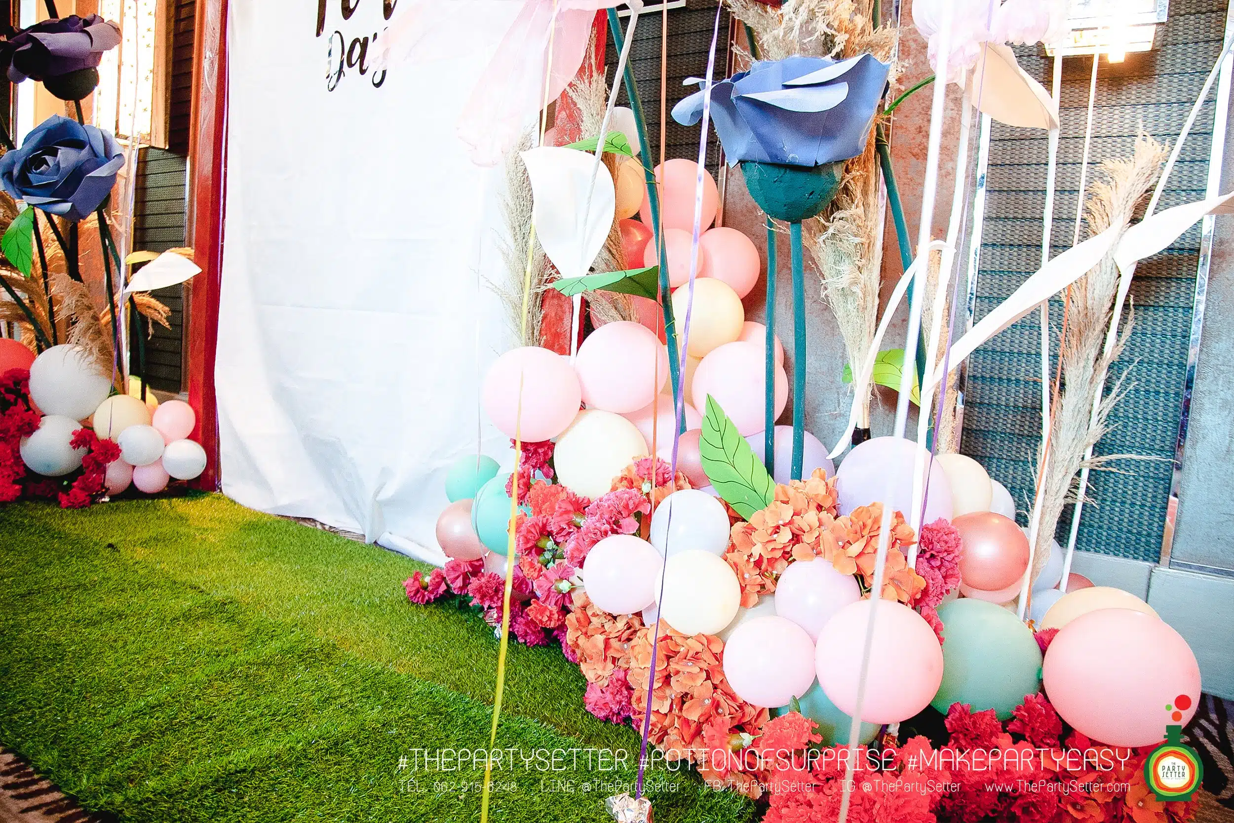 thepartysetter populartheme Pastel Flower Fantasy 021