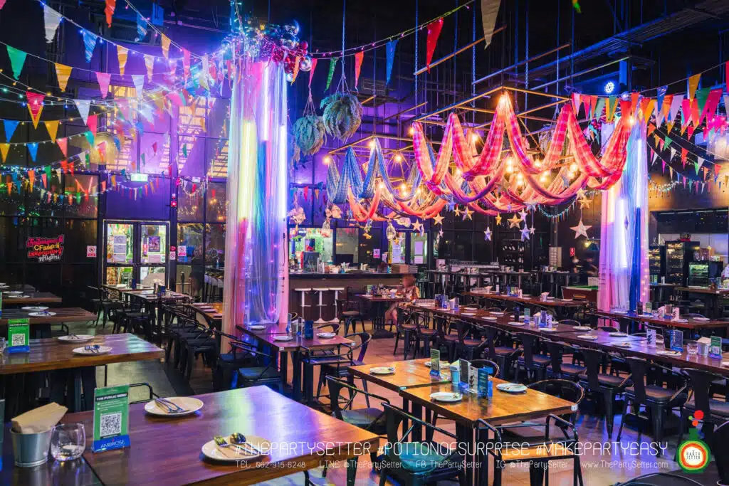 รับตกแต่งร้านอาหารธีมไทย