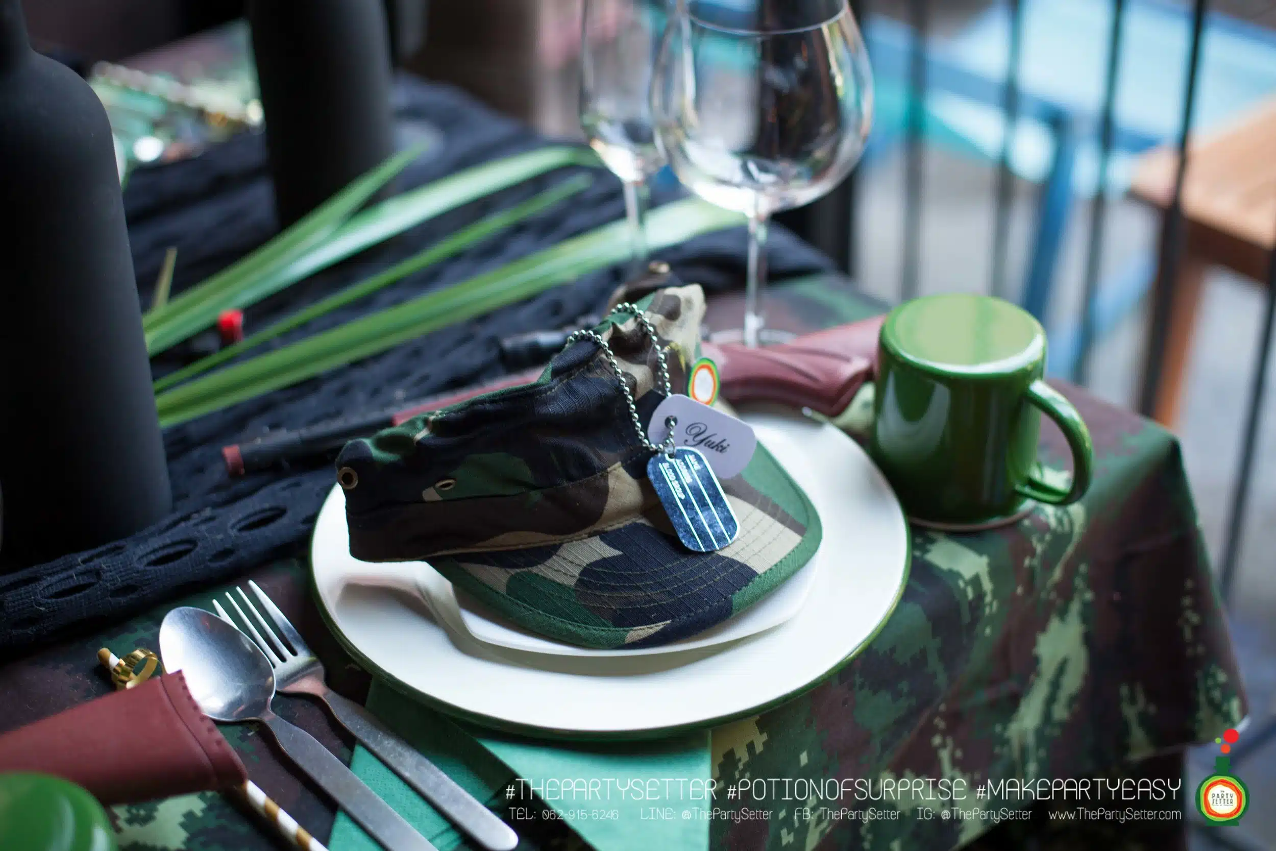 the party setter service table setting plate 2