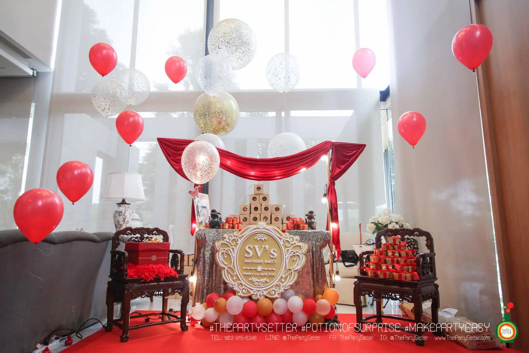 the party setter service table setting registeration 3