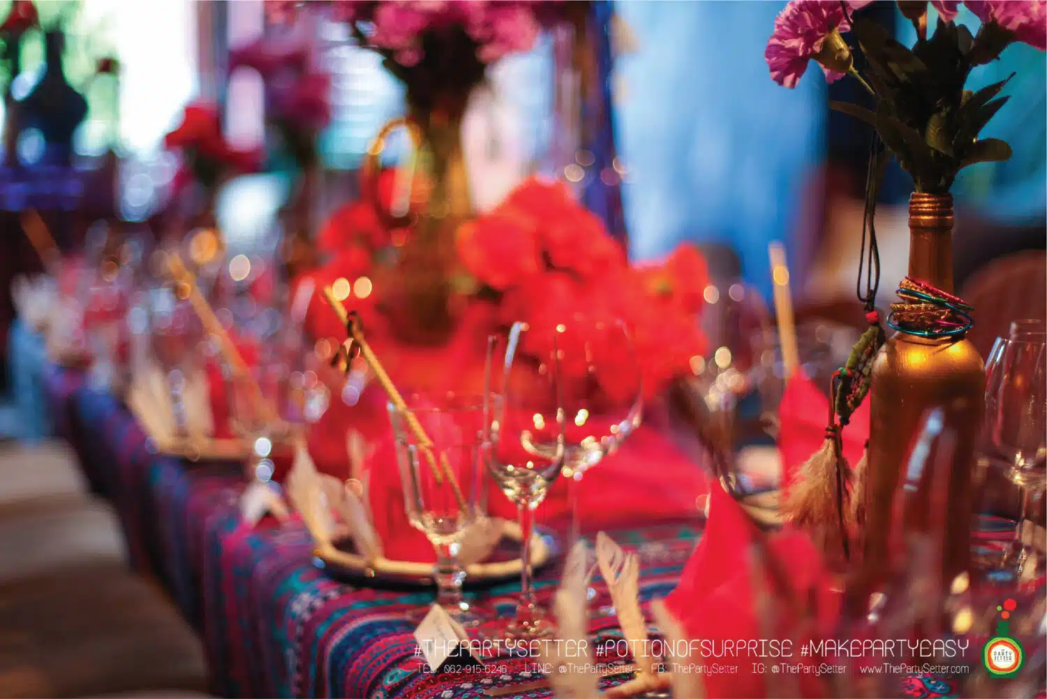 the party setter theme bohemian 24