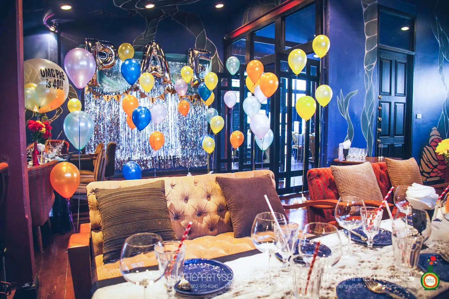 the party setter theme colorful 22