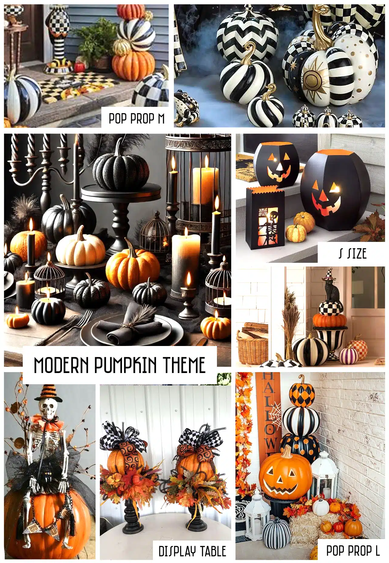 จัดปาร์ตี้ฮาโลวีน modern pumpkin theme