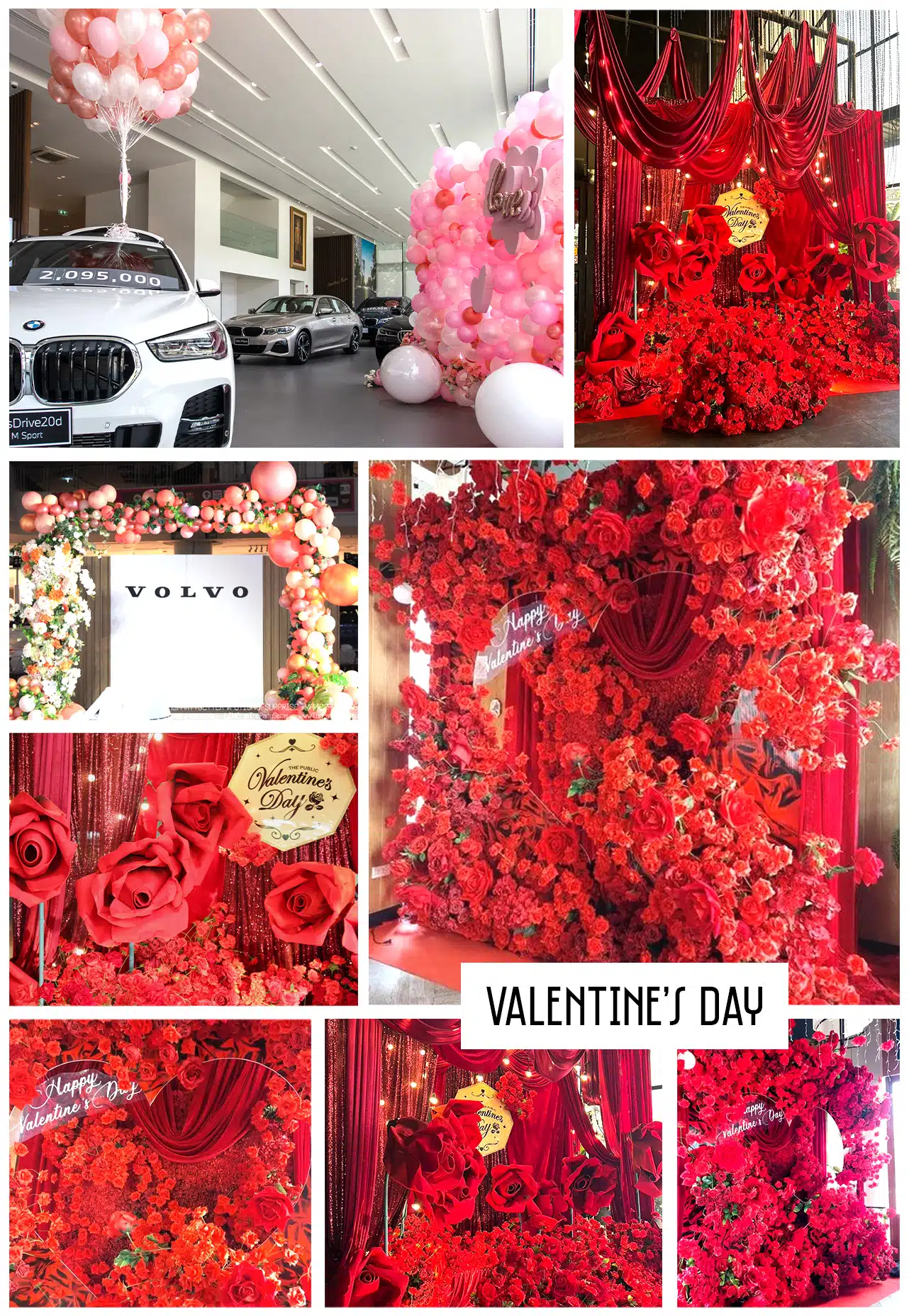 ตกแต่งโชว์รูม กุมภาพันธ์ วันแห่งความรัก (Valentine's Day) และวันตรุษจีน (Chinese New Year)