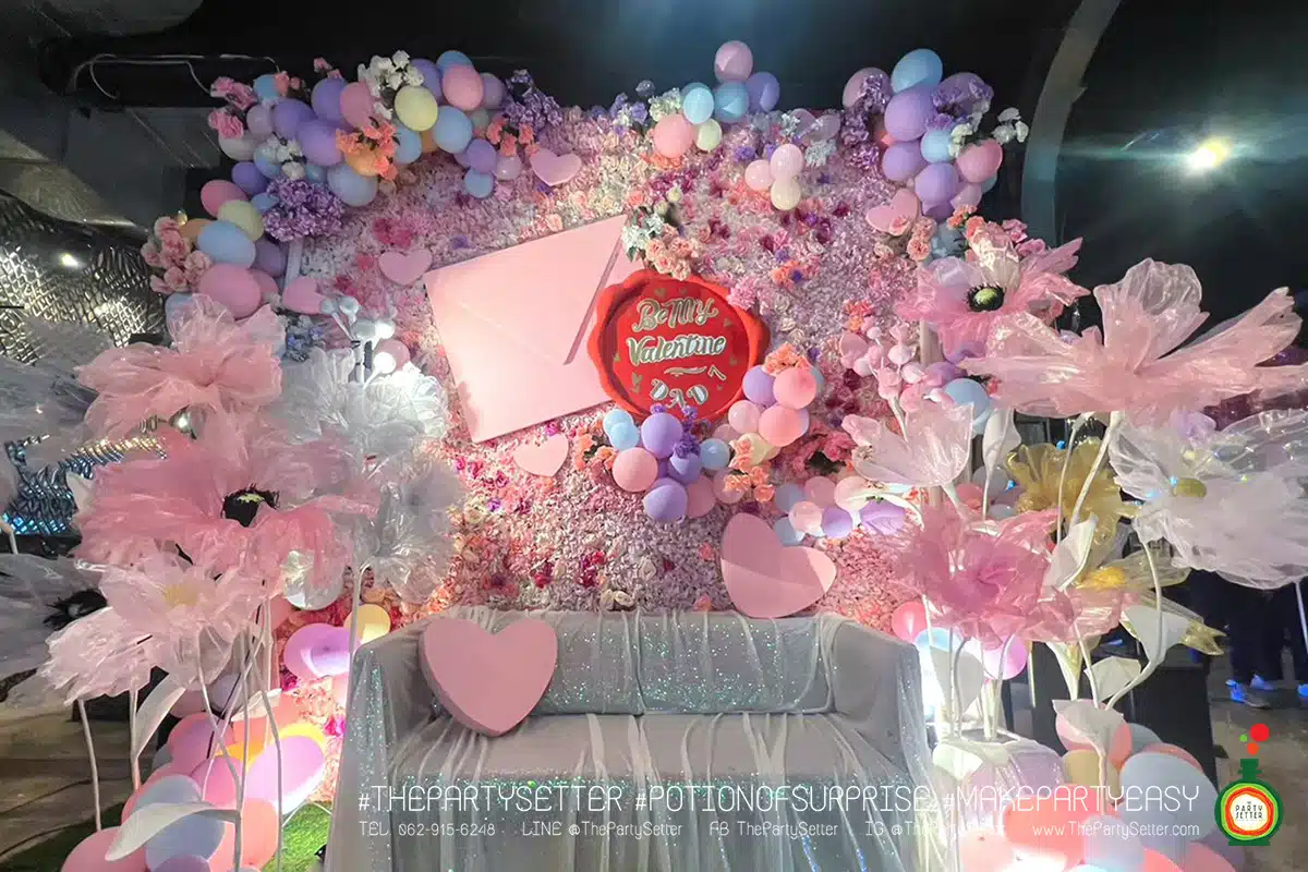 ตกแต่งร้านธีมวาเลนไทน์ 2