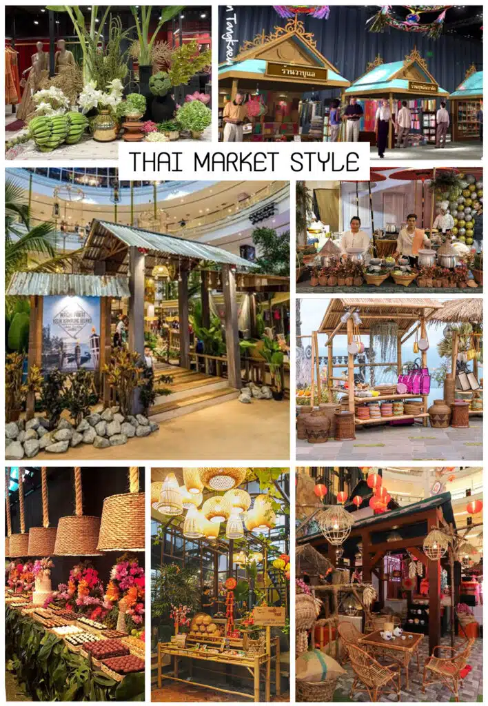 ไอเดียจัดงานธีมไทยสำหรับสงกรานต์ - ธีมตลาดไทย