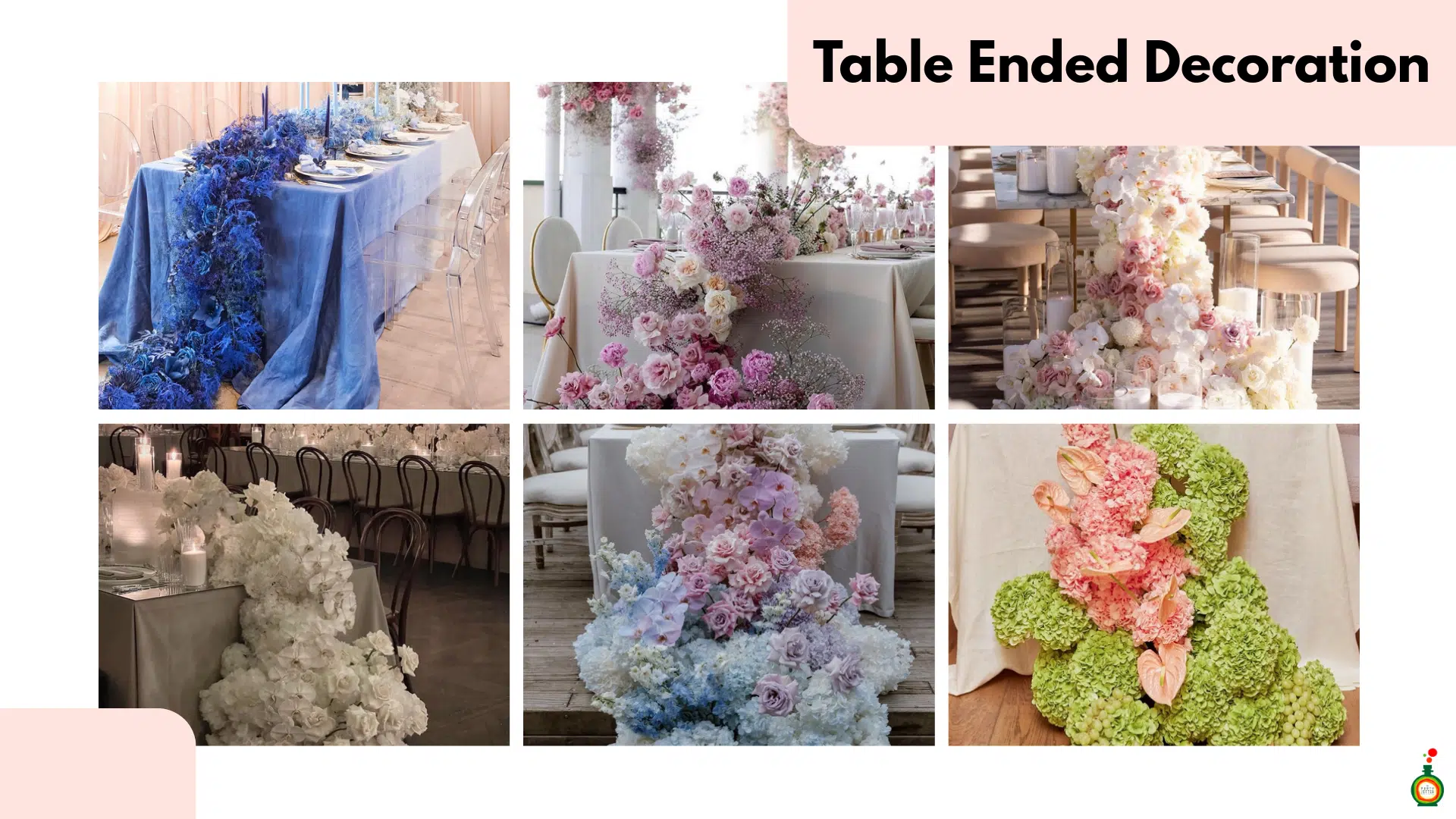 บริการจัดดอกไม้ Table Ended Decoration