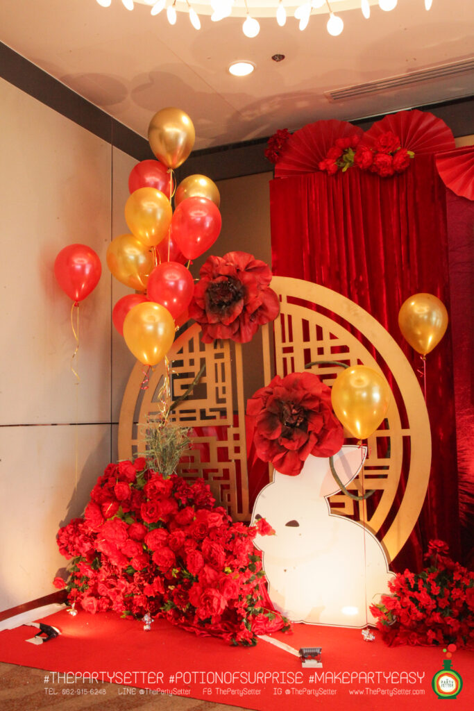 บริการจัดธีมตรุษจีน 2569 paper cut