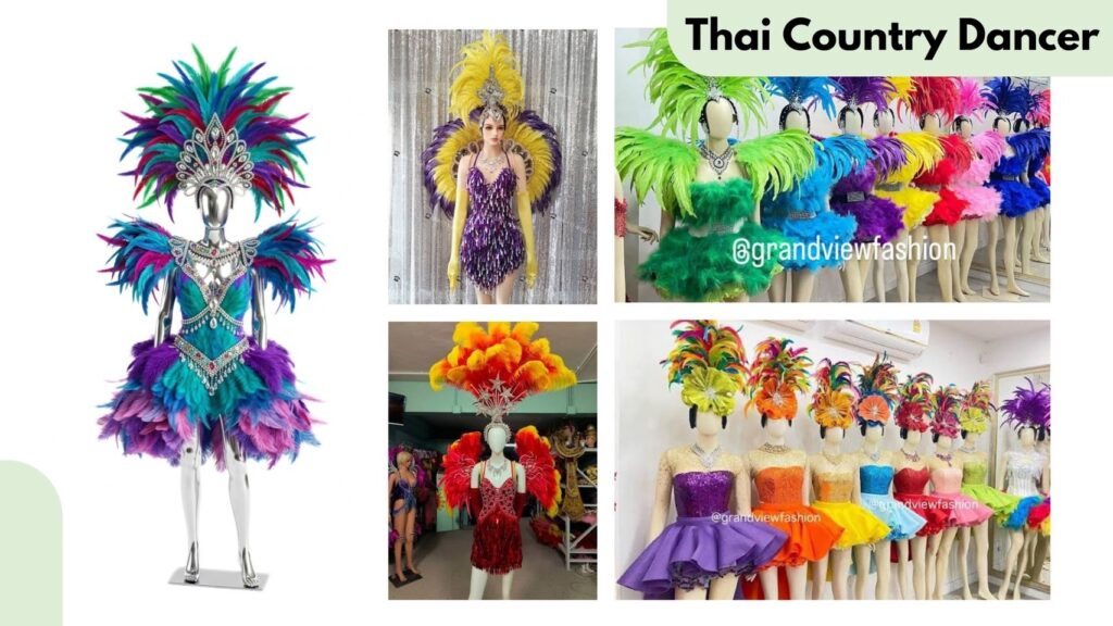 ไอเดียชุด Staff Party ชุดนักเต้นสไตล์คาบาเรต์สีสันสดใส