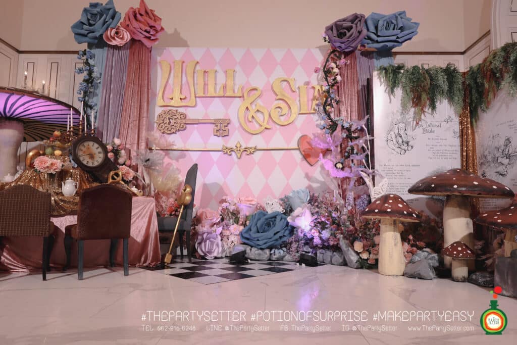 การออกแบบธีมงาน แต่งงานแบบ custom