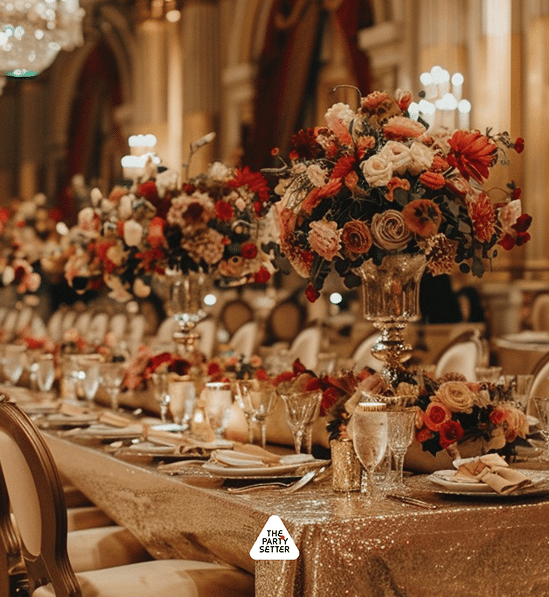 Wedding centerpiece floral design