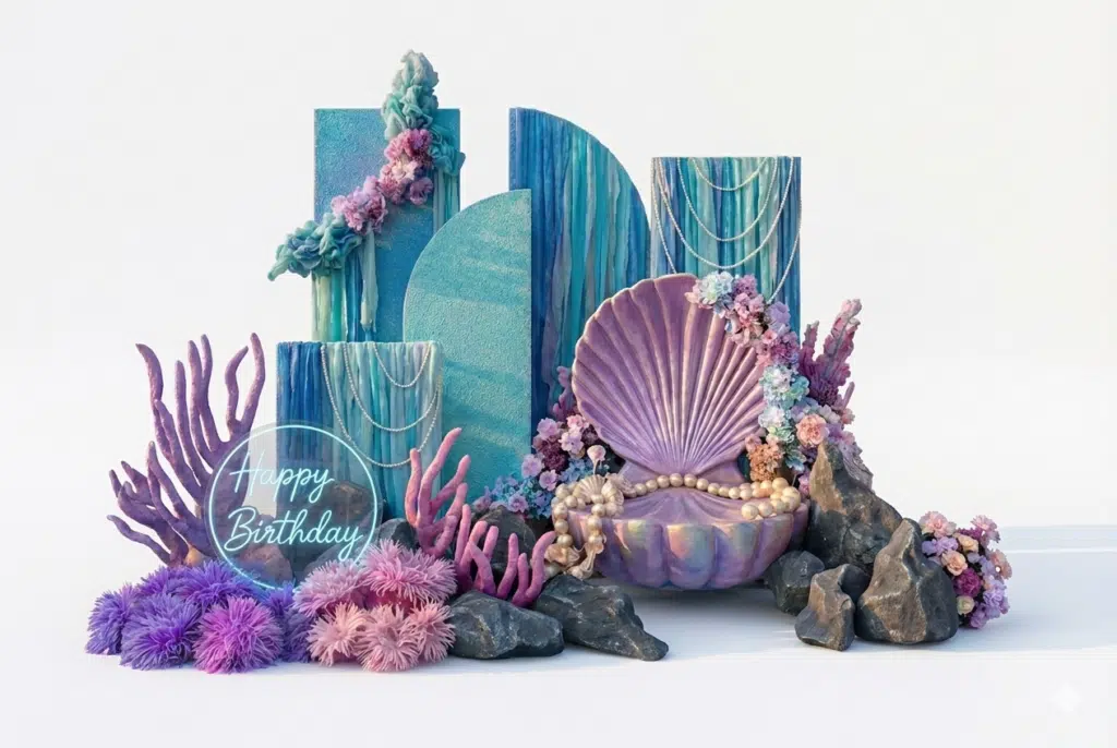 Backdrop ธีม Under the Sea Luxury Ocean