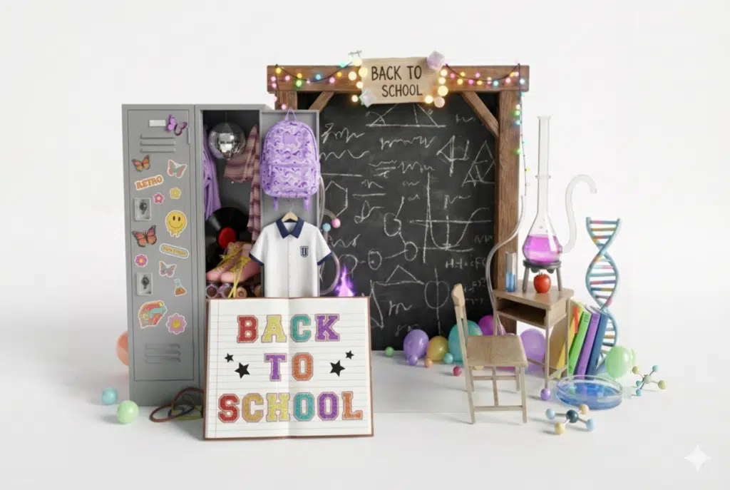 Backdrop ธีม Back to School
