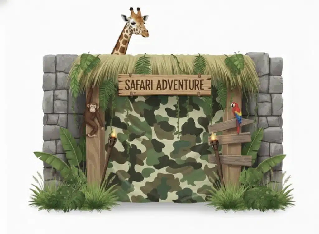 Backdrop ธีม Safari Jungle