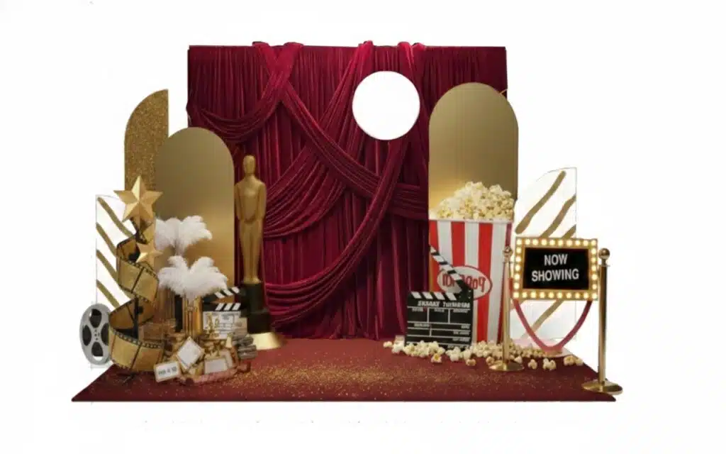 Backdrop ธีม Oscar Red Carpet Stage